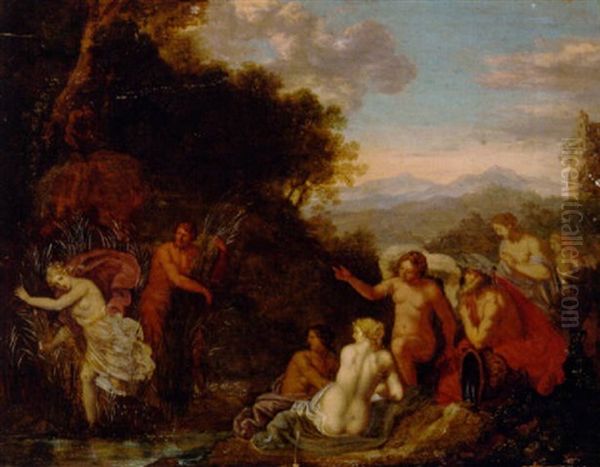 Diana And Her Nymphs Surprised By Satyrs - view 1