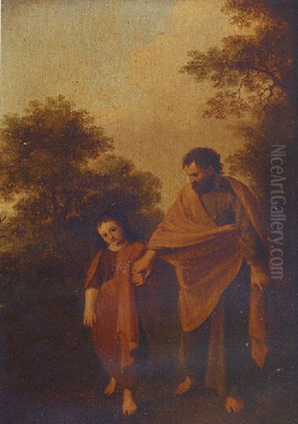 The Christ Child With Saint Joseph - view 1