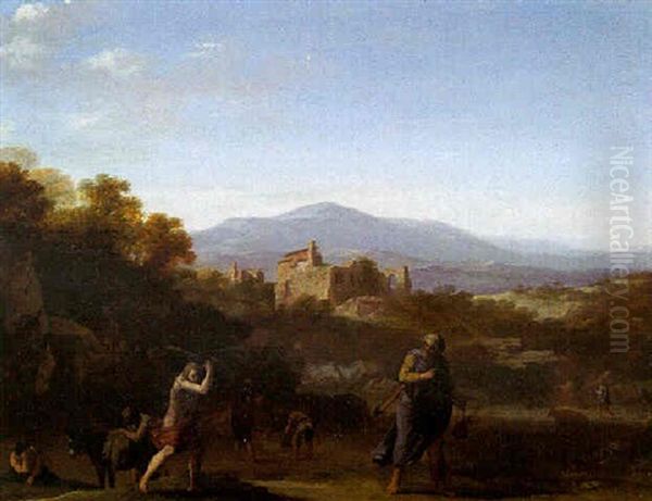 Abraham Taking Isaac To Be Sacrificed - view 1