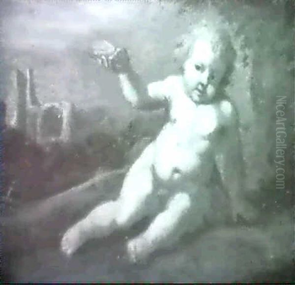 Putto In Einer Landschaft - view 1