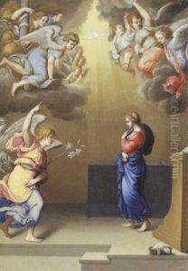 L'annonciation by Charles Poerson