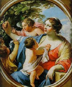 The Rest On The Flight Into Egypt by Charles Poerson