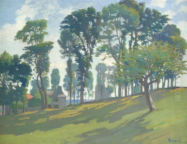 A Treelined Landscape - view 1