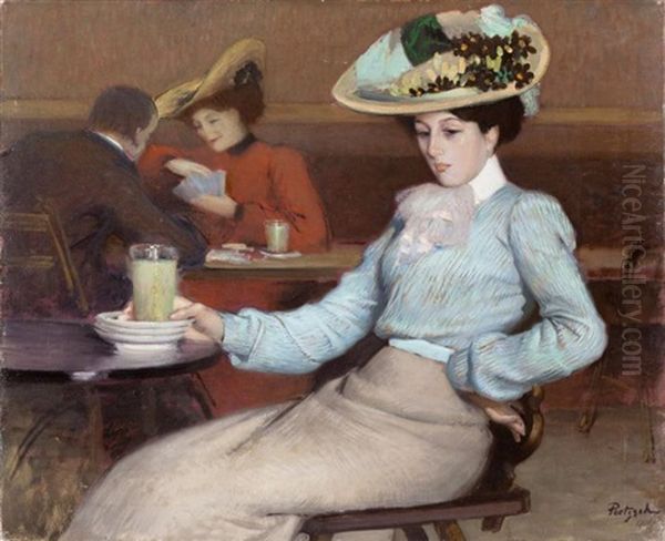 L'elegante Au Verre D'absinthe - view 1