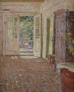 Sommerligt Interior by Paul Rudolf Heinrich Poetzsch