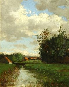 Farms In A Polder Landscape