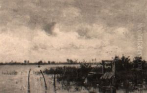 A Polder Landscape by Geo Poggenbeek