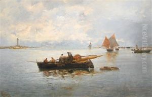 Fischerboote Vor Der Kuste Fischerboote Vor Der Kuste