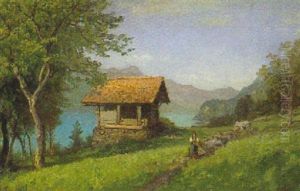 Landschaft Mit See by Hermann Pohle the Elder