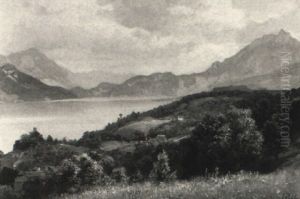 See In Den Alpen by Hermann Emil Pohle the Younger