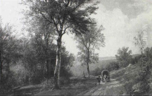 Pferdekarren Auf Der Landstrasse - view 1
