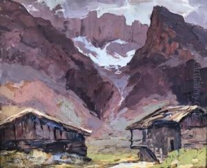 Chalets D'abeley A Pralognan by Lucien Poignant