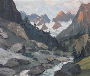Dans Le Massif Du Pelvaux, Dauphine by Lucien Poignant