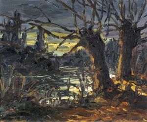 Soir Sur La Leysse Pres De Chambery (savoie) (study) Soir Sur La Leysse Pres De Chambery (savoie) (study)