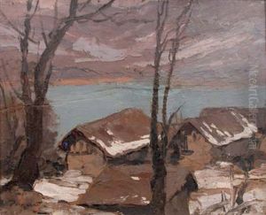 Eglise De Pralognan by Lucien Poignant