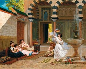 La Danseuse Au Tambourin by George Louis Poilleux-Saint-Ange