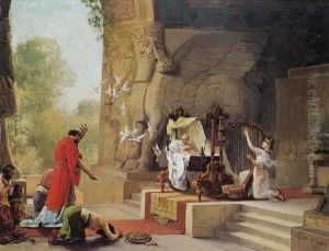 L'adoration De Moise by George Louis Poilleux-Saint-Ange