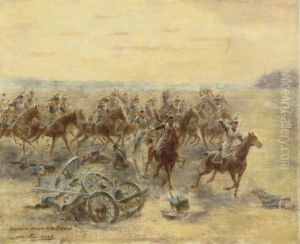 La Charge by Theophile Ii Poilpot
