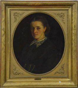Portrait De Dame by Theophile Ii Poilpot