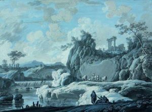 Paysage Classique Anime A La Cascade