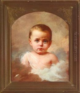 Mourning Portrait Of A Young Child (alfred Leucht?) Mourning Portrait Of A Young Child (alfred Leucht?)