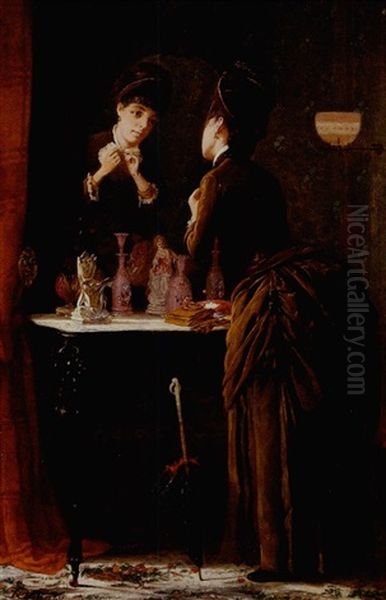 Elegant Southern Lady Preparing For An Afternoon Call - view 1