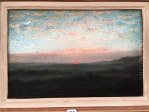 Crepuscule Dans Le Jura by Auguste Pointelin