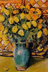 Still Life With Chrysanthemums by Paul Poiret