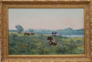 Vaches Au Pre, Devant L'etang Vaches Au Pre, Devant L'etang
