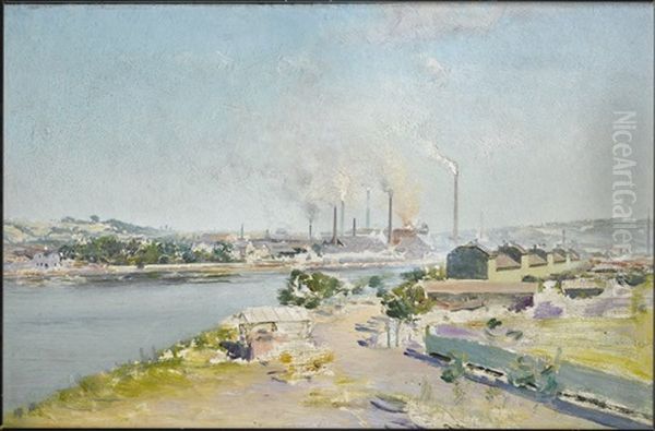 View Over The Cockerill Plant At Seraing - view 1