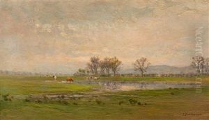 Spring On The Outskirts Of Liege by Ivan Pavlovich Pokhitonov