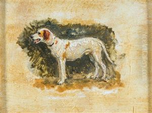 Wohl Krotkiy, Der Hund Des Kunstlers by Ivan Pavlovich Pokhitonov