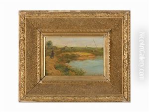 Rural Landscape With Lake