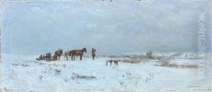 Scene De Chasse En Russie Scene De Chasse En Russie