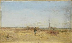 Two Hunters In A Landscape Two Hunters In A Landscape