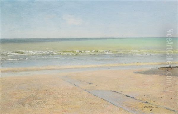 Beach Scene In La Panne - view 1