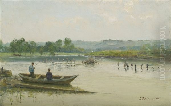 Fishermen Near Liege - view 1