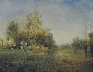 The Laundresses by Ivan Pavlovich Pokhitonov