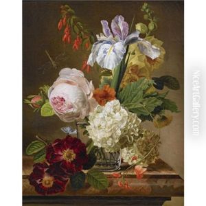A Bouquet Of Flowers In A Vase by Christiaen van Pol