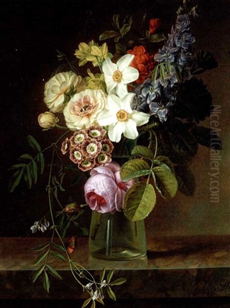 Bouquet De Fleurs Dans Un Vase - view 1