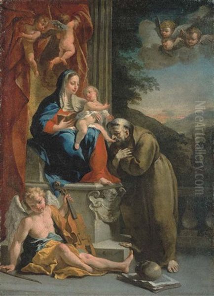 The Madonna And Child With Saint Francis Of Assisi - view 1