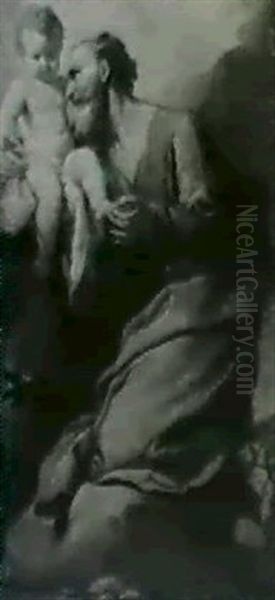 Saint Joseph With The Christ Child - view 1
