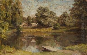 Teich In Abramzevo by Vasily Polenov