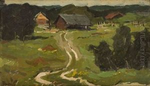 Russian Village by Vasily Polenov