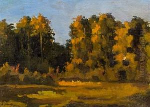 Wooded Landscape by Vasily Polenov