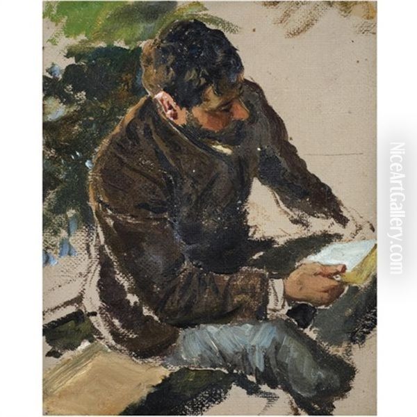 Portrait Of Konstantin Korovin - view 1