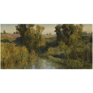 River Landscape by Vasily Polenov