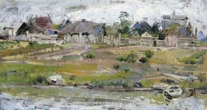 Village Landscape In Summer Village Landscape In Summer