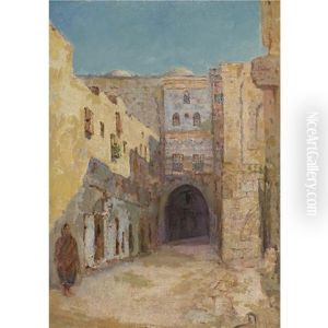 A Street In Cairo by Vasily Polenov