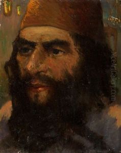 Male Portrait by Vasily Polenov